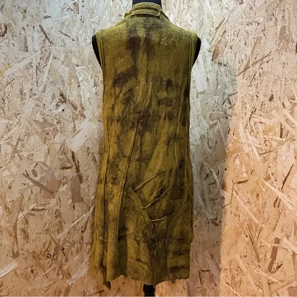 Joyce Seppala Vest Boho Lagenlook Artsy Layered Tunic Fairy Grunge Festival - Picture 6 of 13